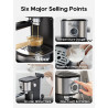 Macchina per caffè espresso HIBREW H5A: semiautomatica, pressione e temperatura 20 bar ...